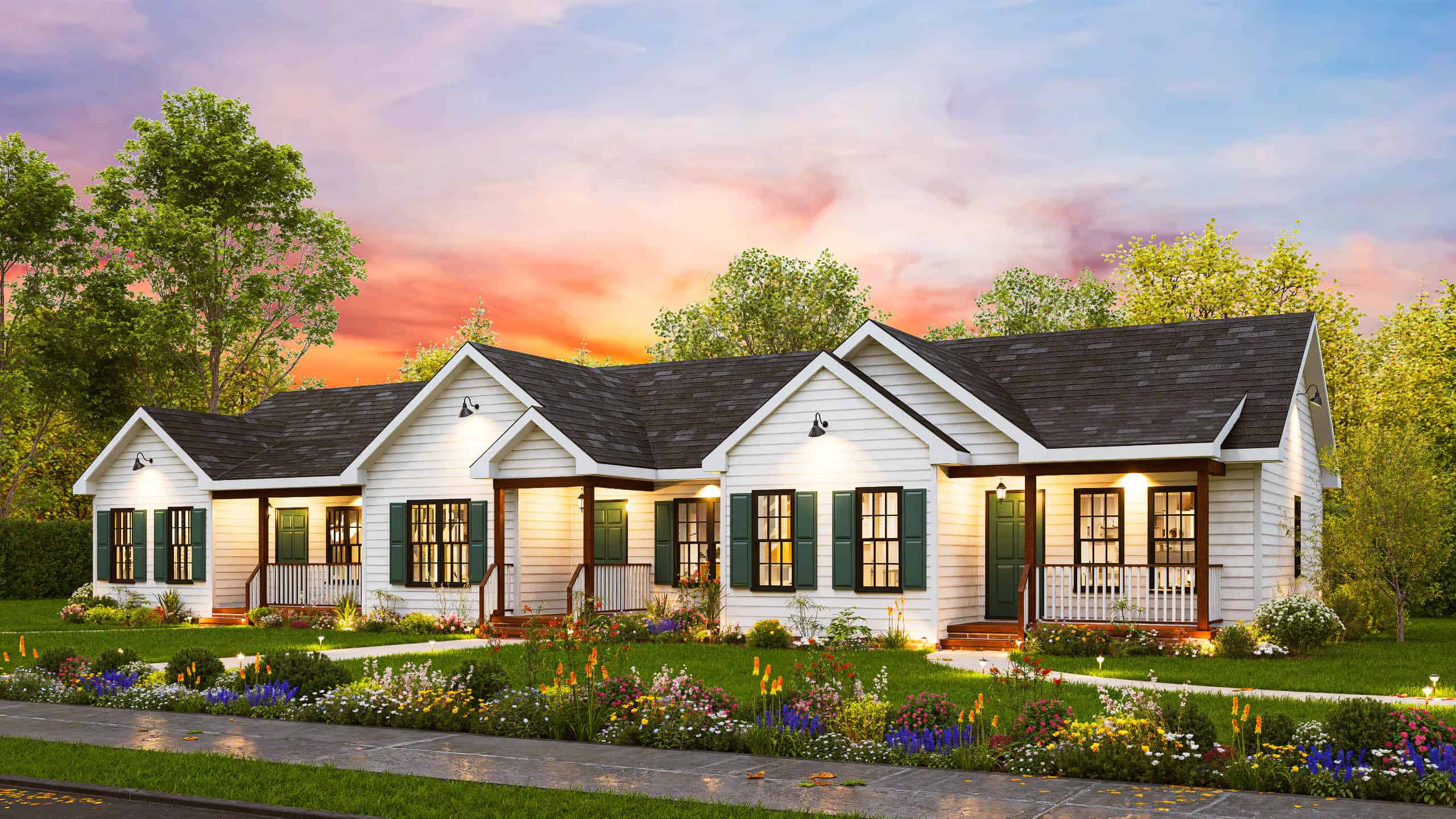 Right Side View of this 6-Bedroom,2484 Sq Ft Plan -198-1206