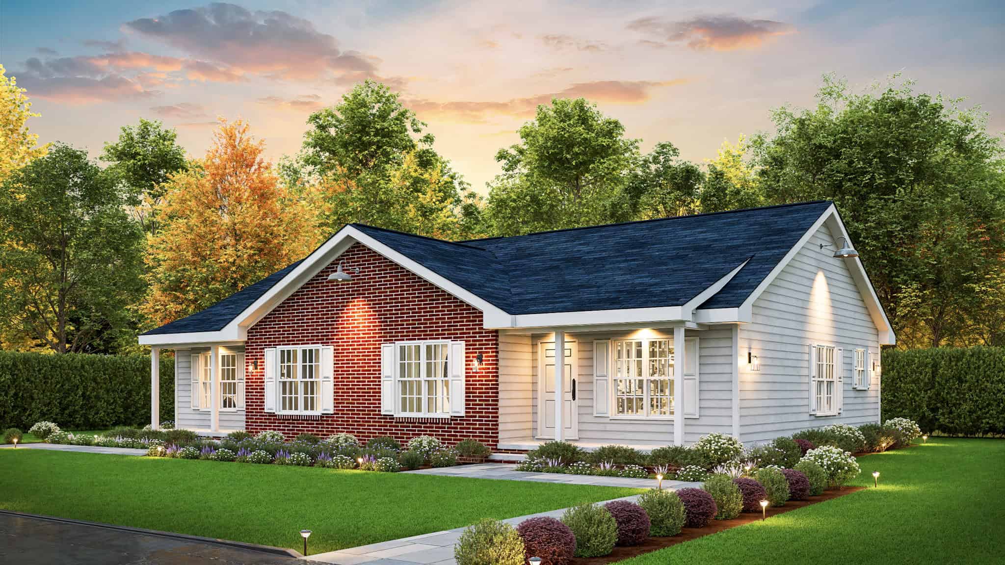 Right Side View of this 4-Bedroom,1970 Sq Ft Plan -198-1207