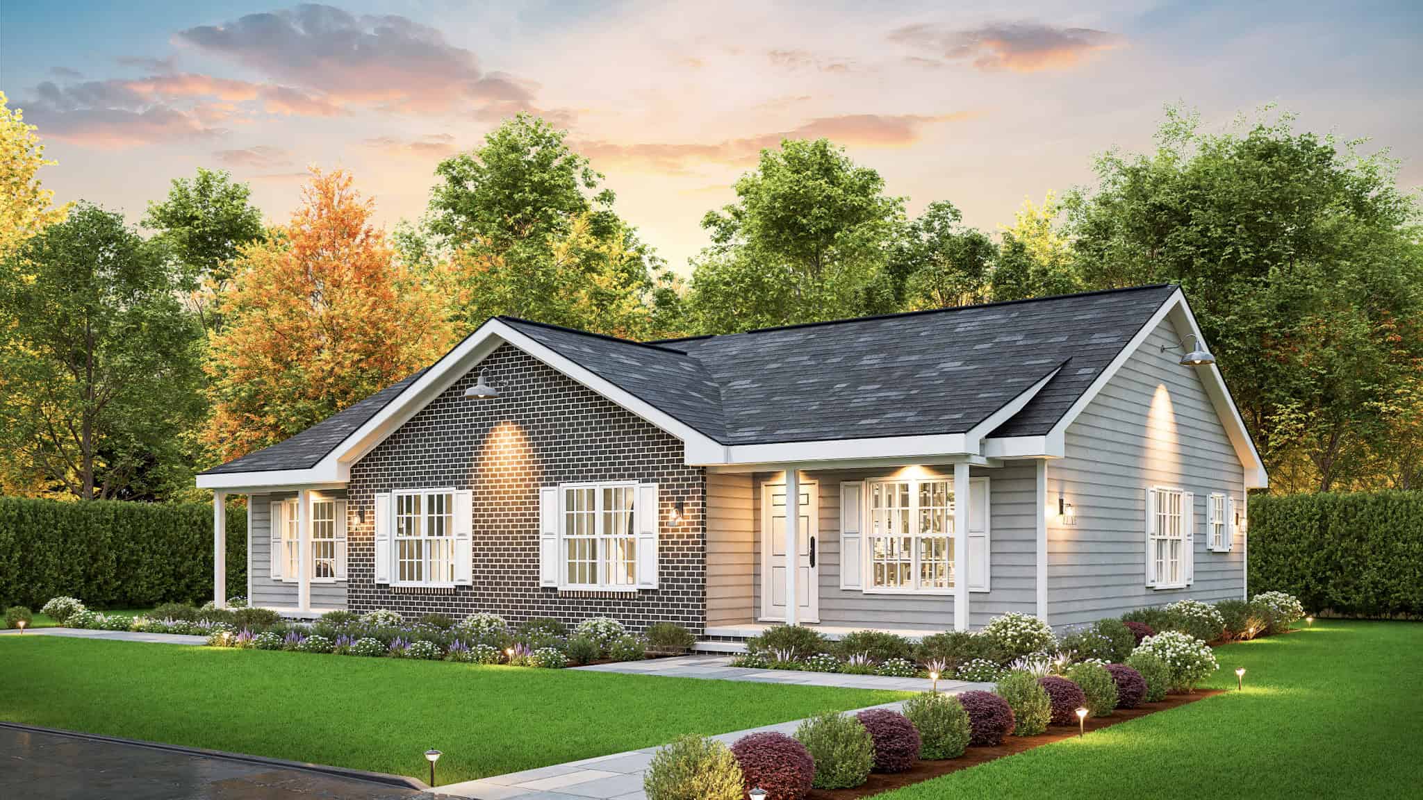 Right Side View of this 4-Bedroom,1970 Sq Ft Plan -198-1207