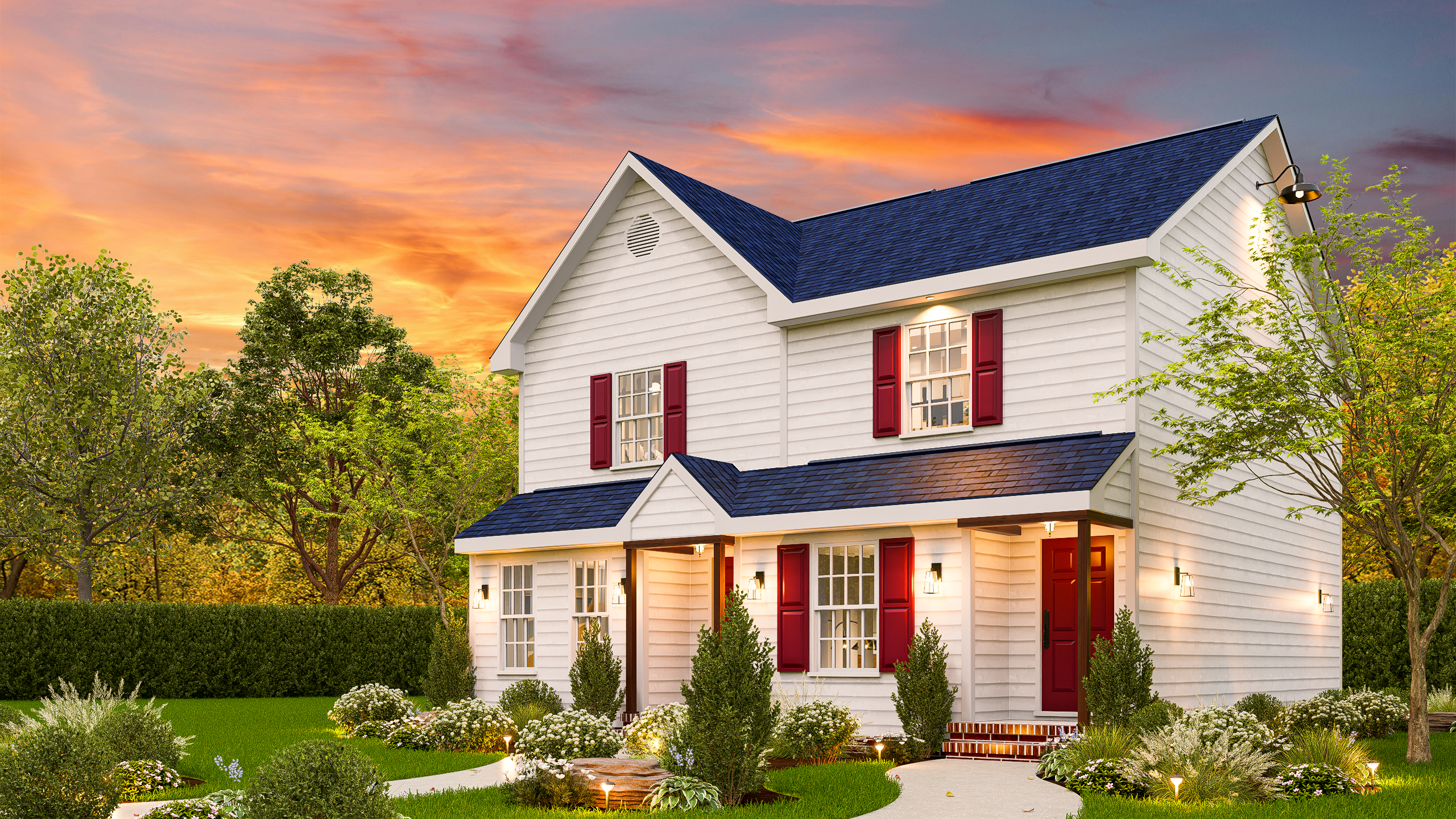 Right Side View of this 4-Bedroom,1994 Sq Ft Plan -198-1211