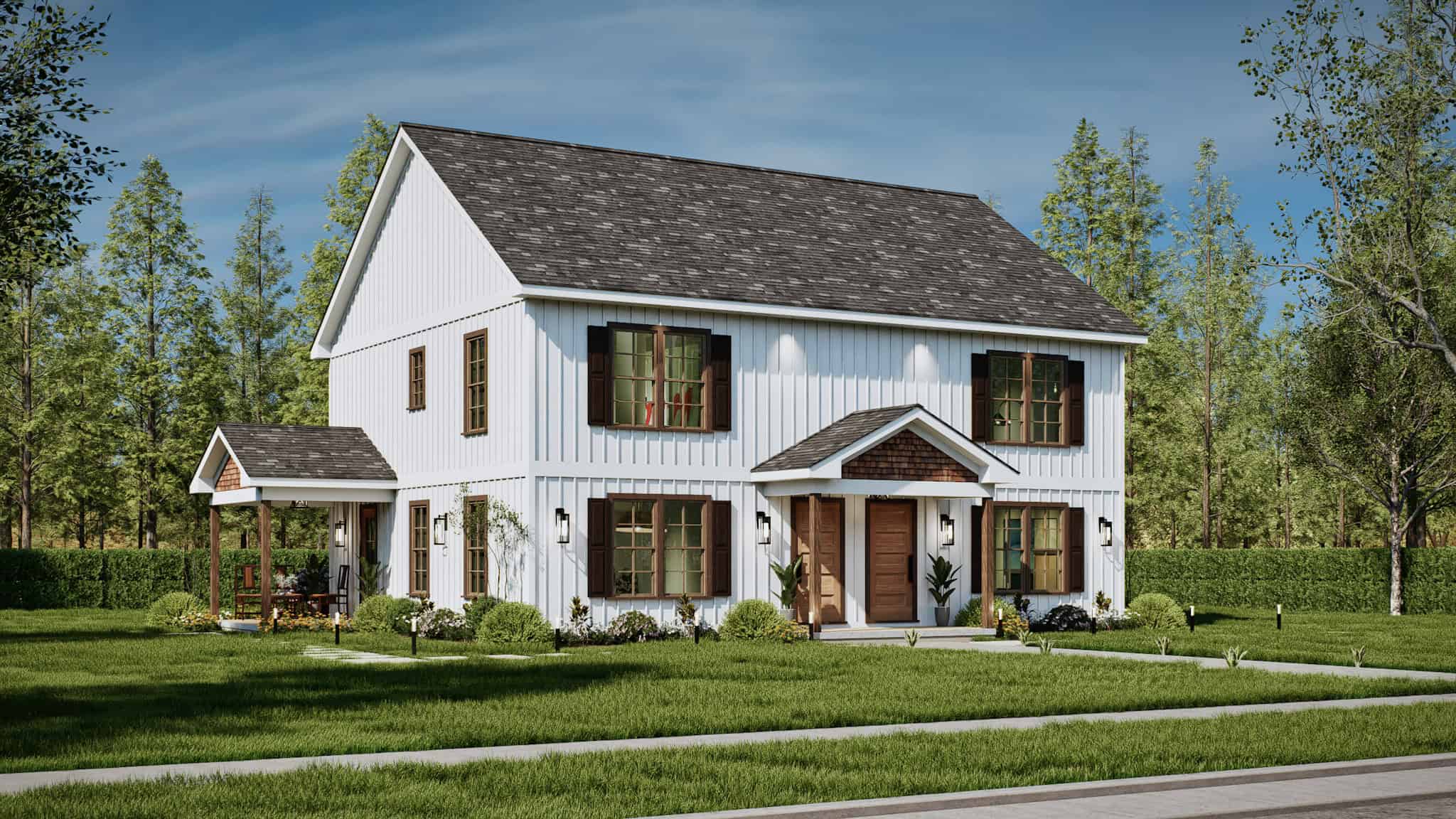 Left Side View of this 6-Bedroom,2560 Sq Ft Plan -198-1212
