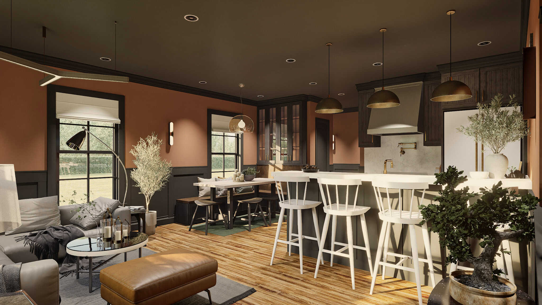 Kitchen of this 6-Bedroom,2560 Sq Ft Plan -198-1212