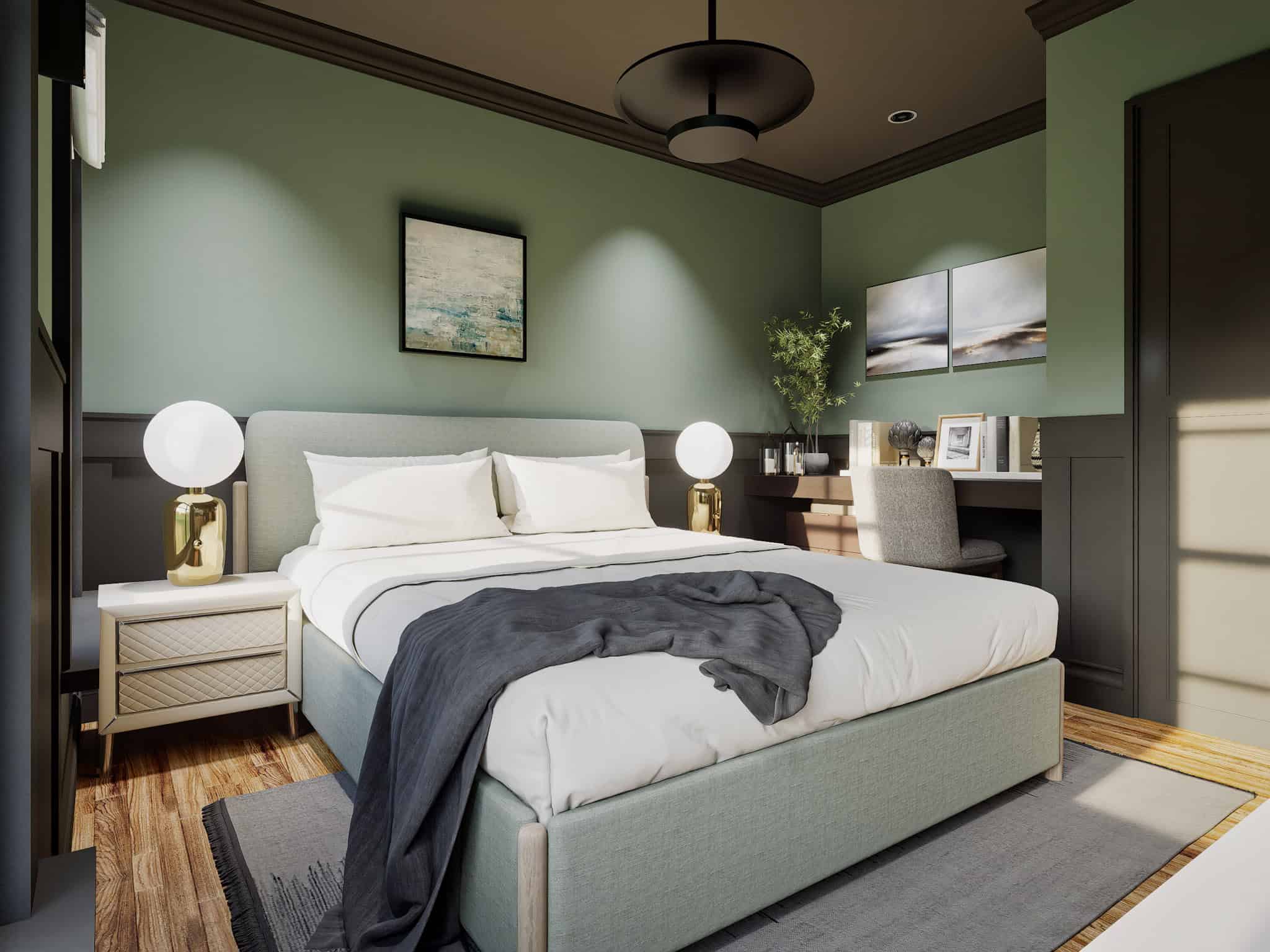 Bedroom of this 6-Bedroom,2560 Sq Ft Plan -198-1212