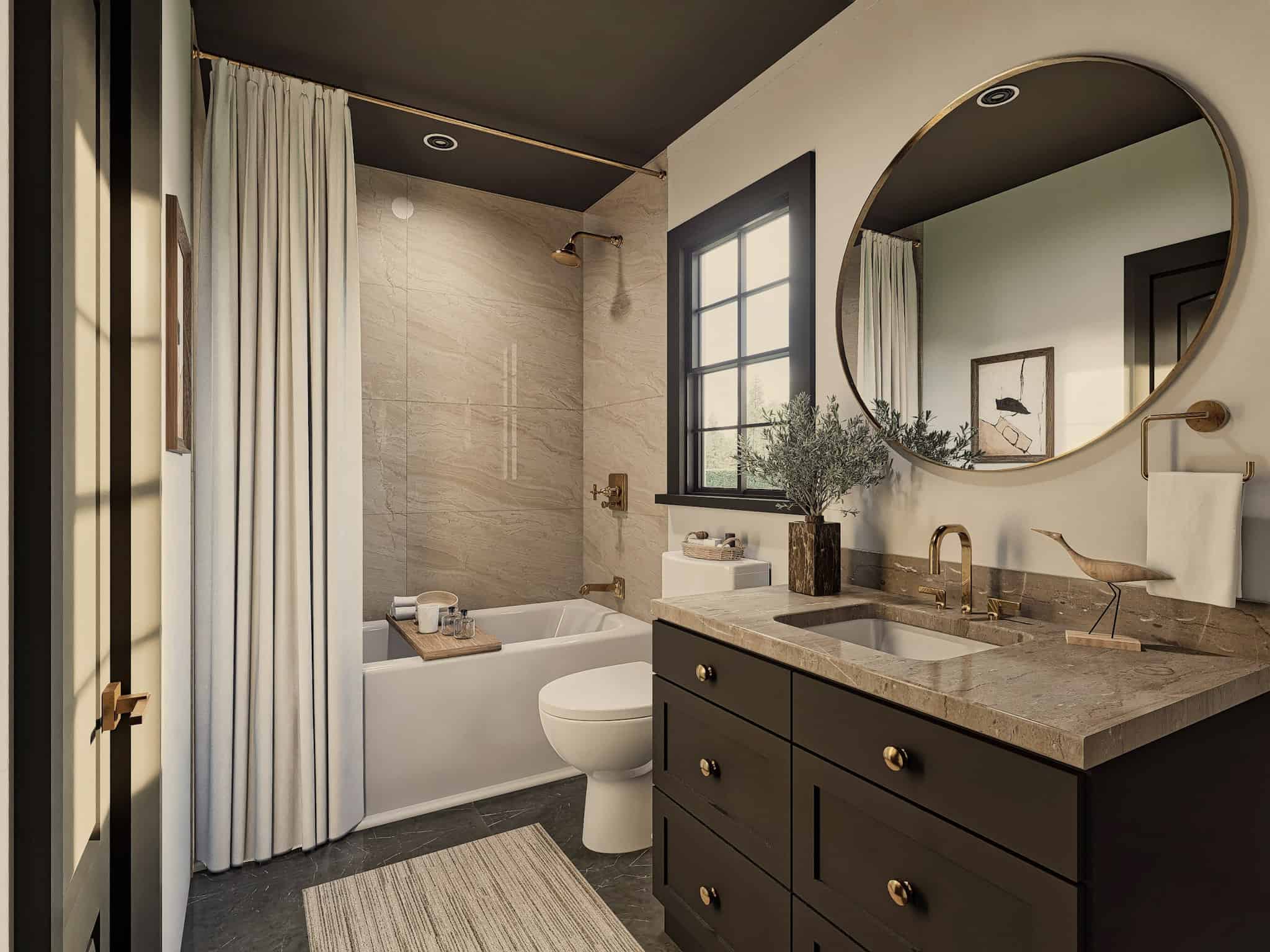 Bathroom of this 6-Bedroom,2560 Sq Ft Plan -198-1212