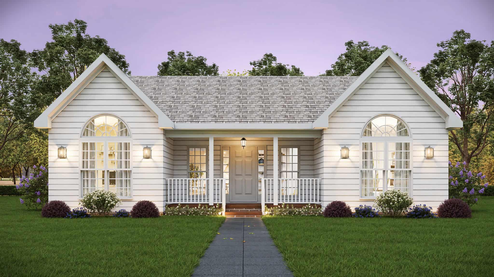 Front View of this 3-Bedroom,1316 Sq Ft Plan -198-1214