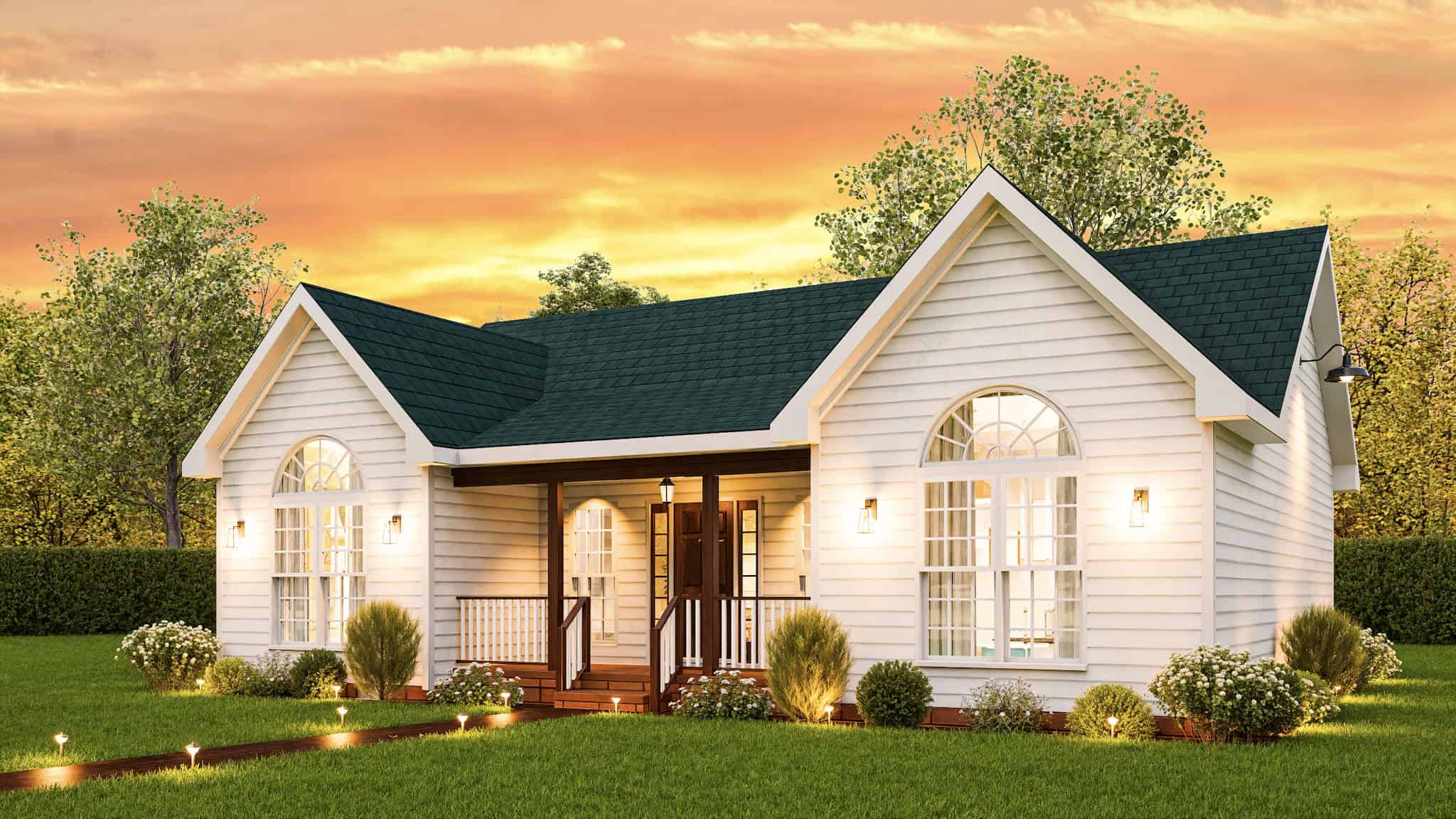 Right Side View of this 3-Bedroom,1316 Sq Ft Plan -198-1214