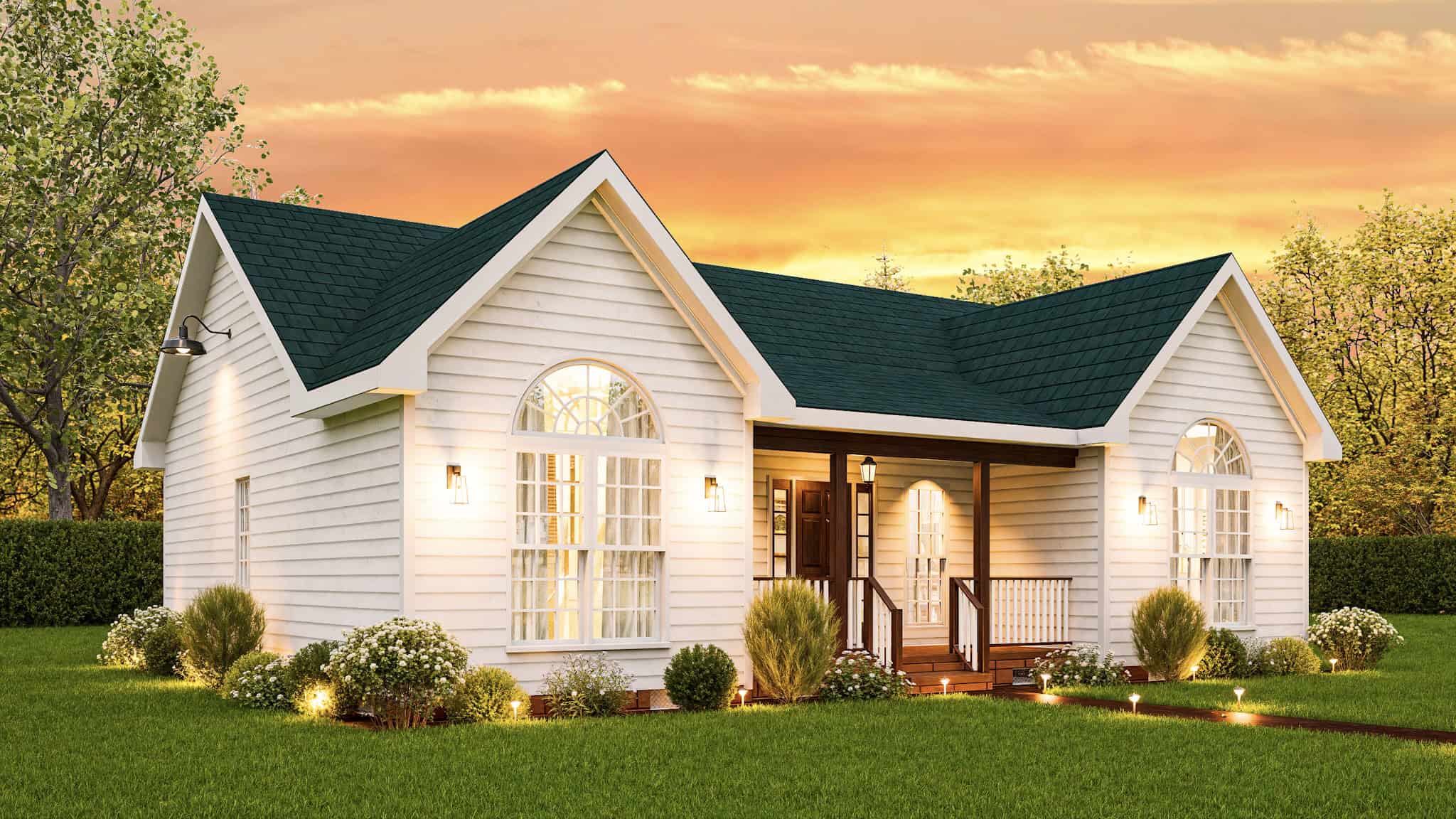 Left Side View of this 3-Bedroom,1316 Sq Ft Plan -198-1214