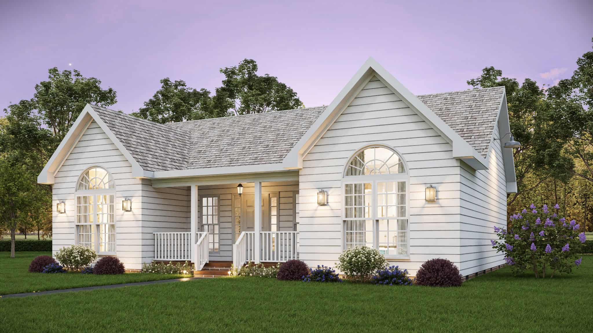 Right Side View of this 3-Bedroom,1316 Sq Ft Plan -198-1214
