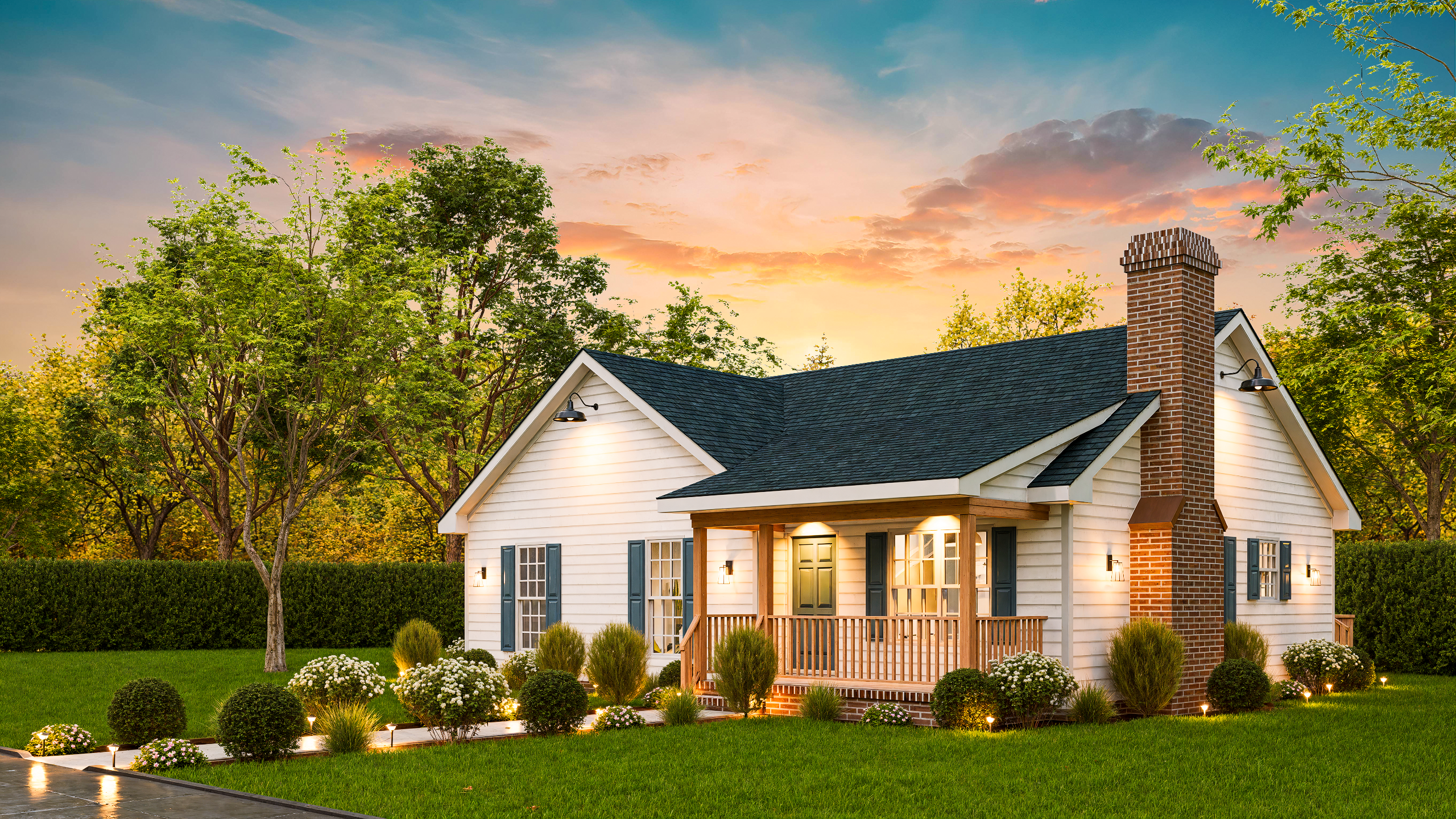 Right Side View of this 3-Bedroom,1248 Sq Ft Plan -198-1216