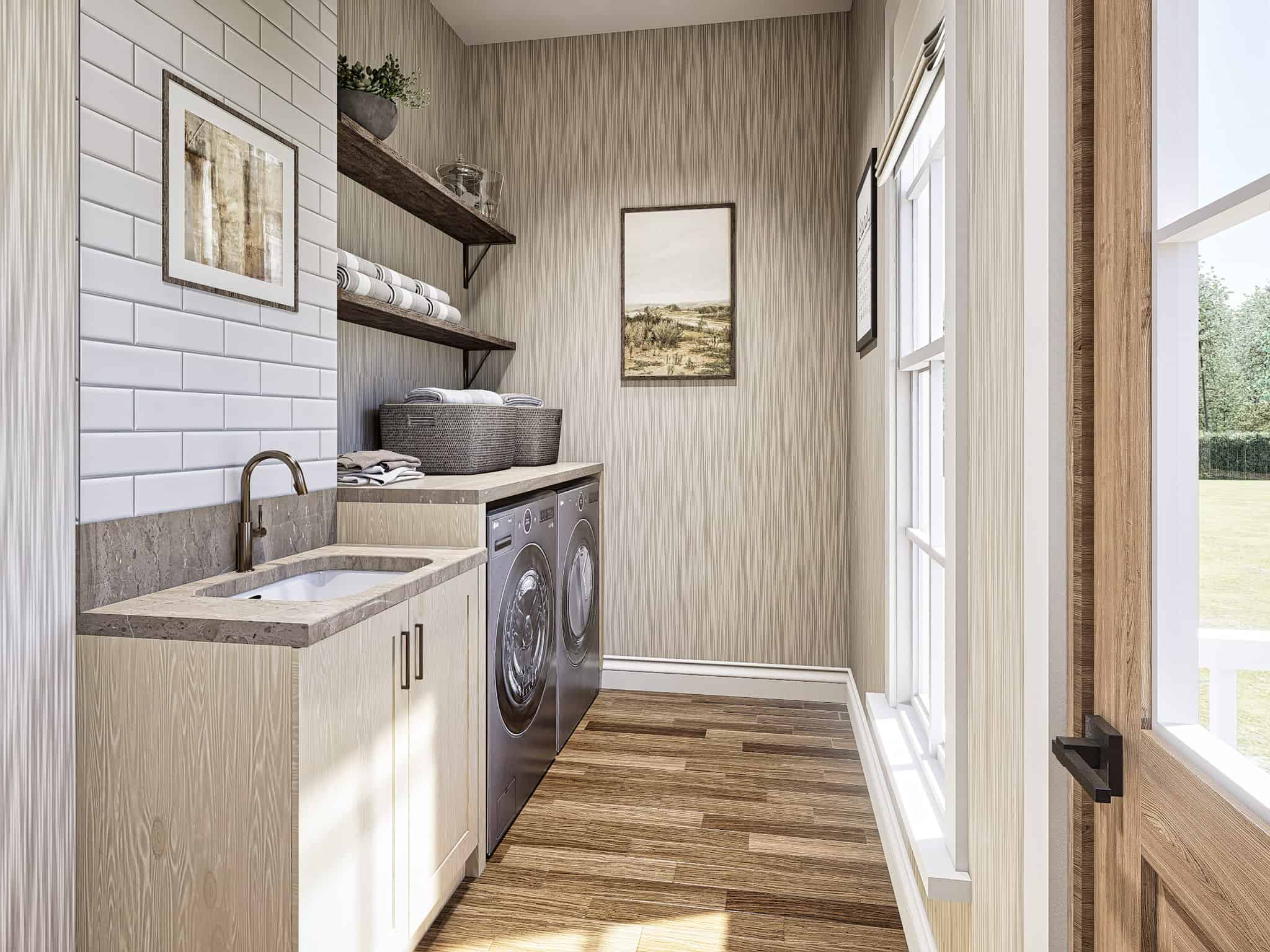 Laundry Room of this 3-Bedroom,1209 Sq Ft Plan -198-1218