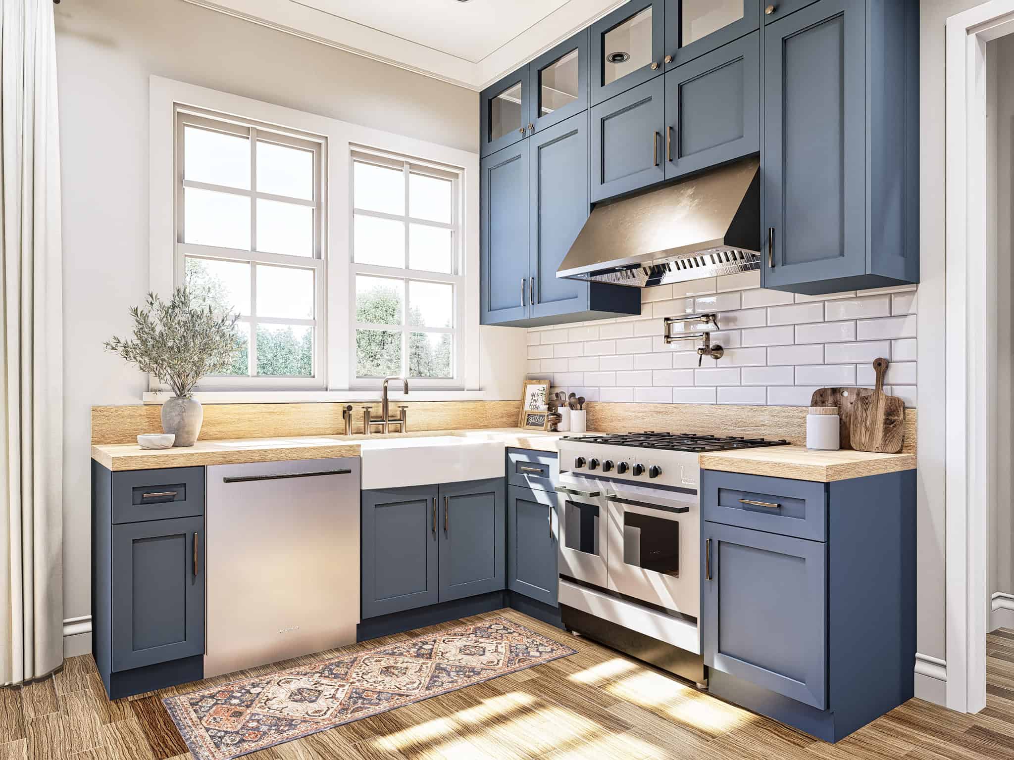 Kitchen of this 3-Bedroom,1209 Sq Ft Plan -198-1218