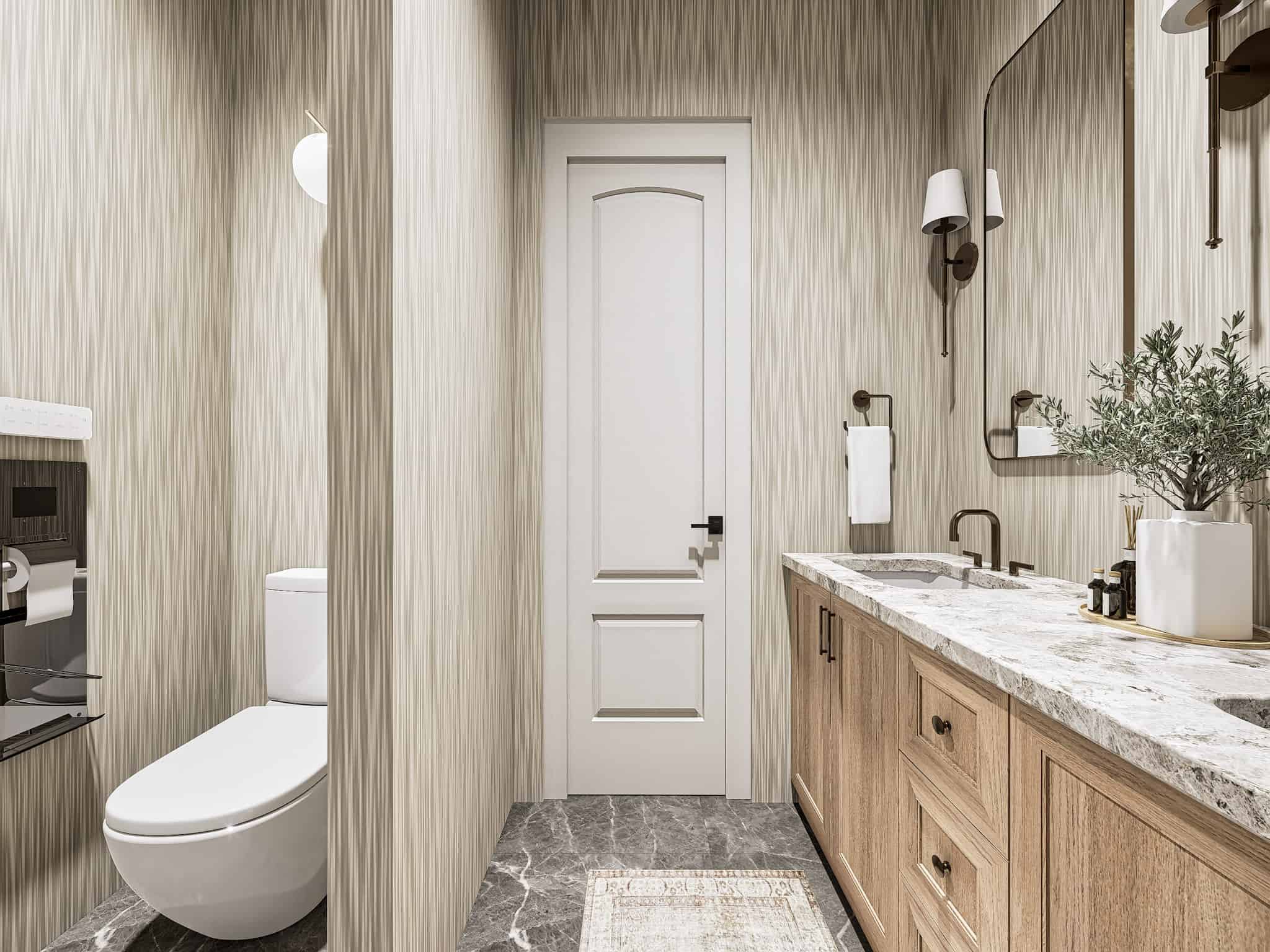 Master Bathroom of this 3-Bedroom,1209 Sq Ft Plan -198-1218