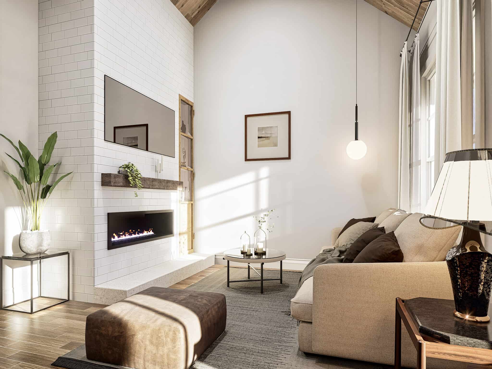 Living Room of this 3-Bedroom,1209 Sq Ft Plan -198-1218