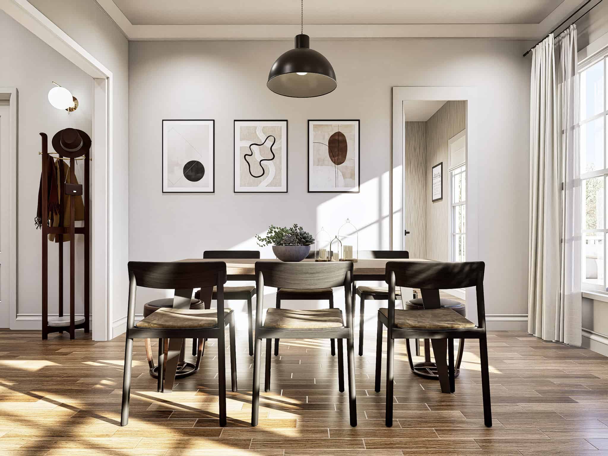 Dining Room of this 3-Bedroom,1209 Sq Ft Plan -198-1218