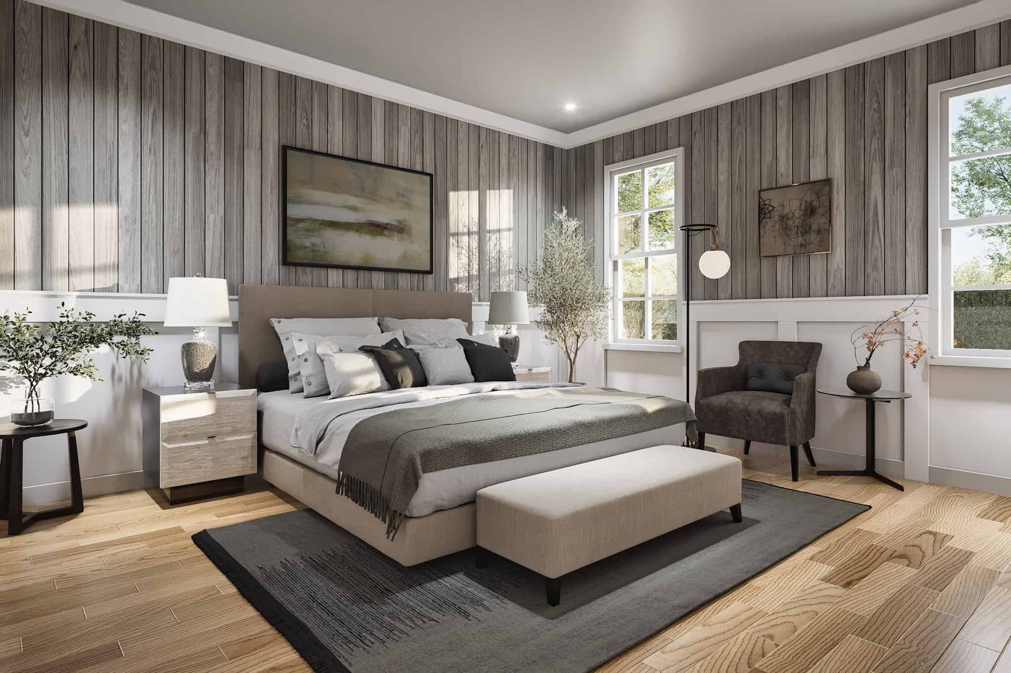 Master Bedroom of this 3-Bedroom,1584 Sq Ft Plan -198-1226