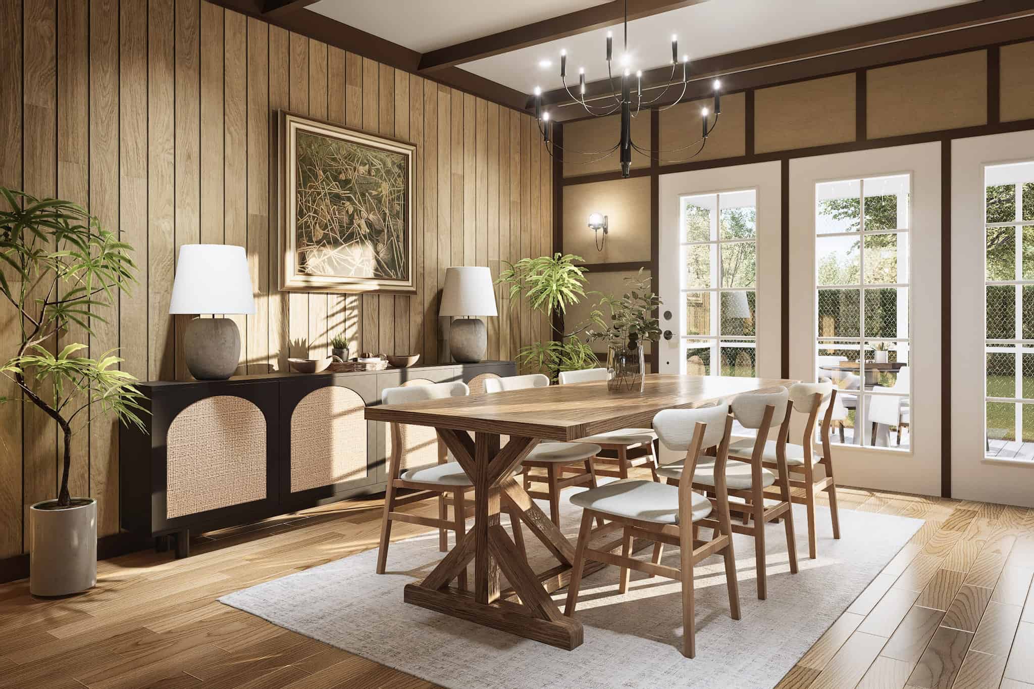 Dining Room of this 3-Bedroom,1584 Sq Ft Plan -198-1226