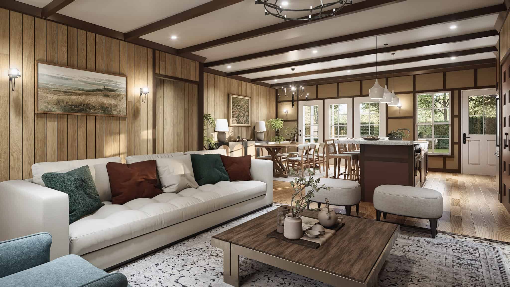 Family Room of this 3-Bedroom,1584 Sq Ft Plan -198-1226