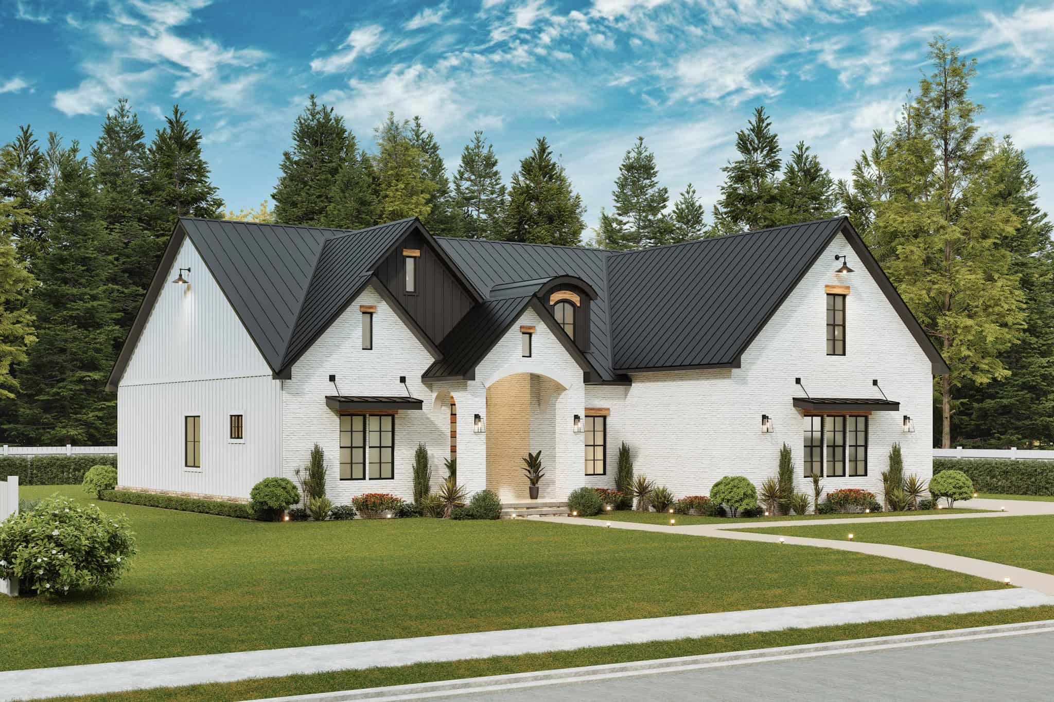 Left Side View of this 3-Bedroom,2351 Sq Ft Plan -198-1227