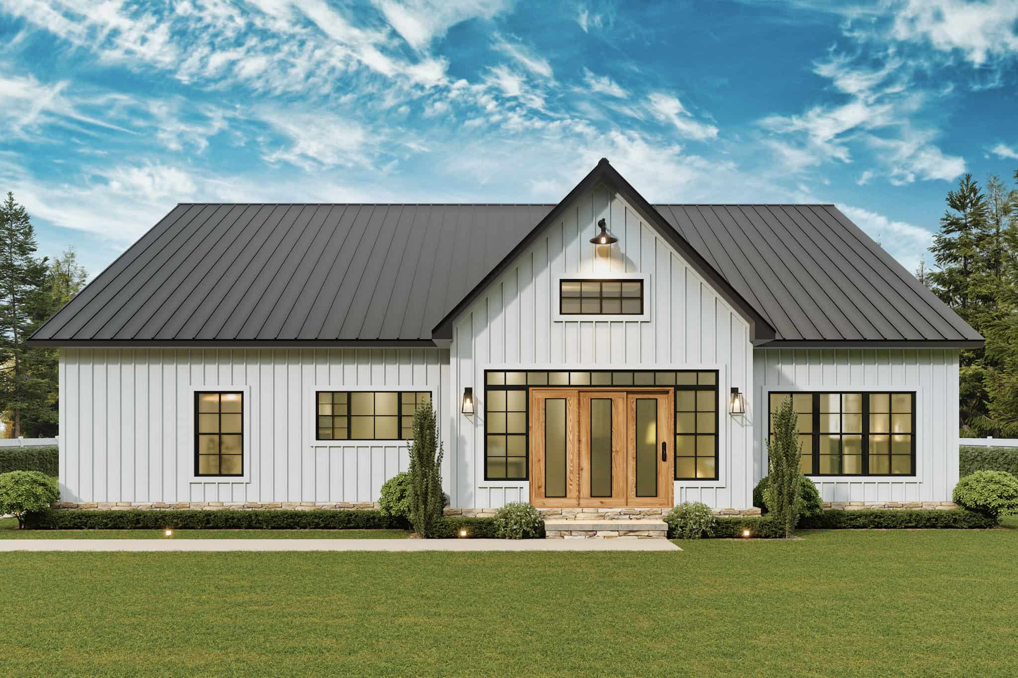 Rear View of this 3-Bedroom,2351 Sq Ft Plan -198-1227