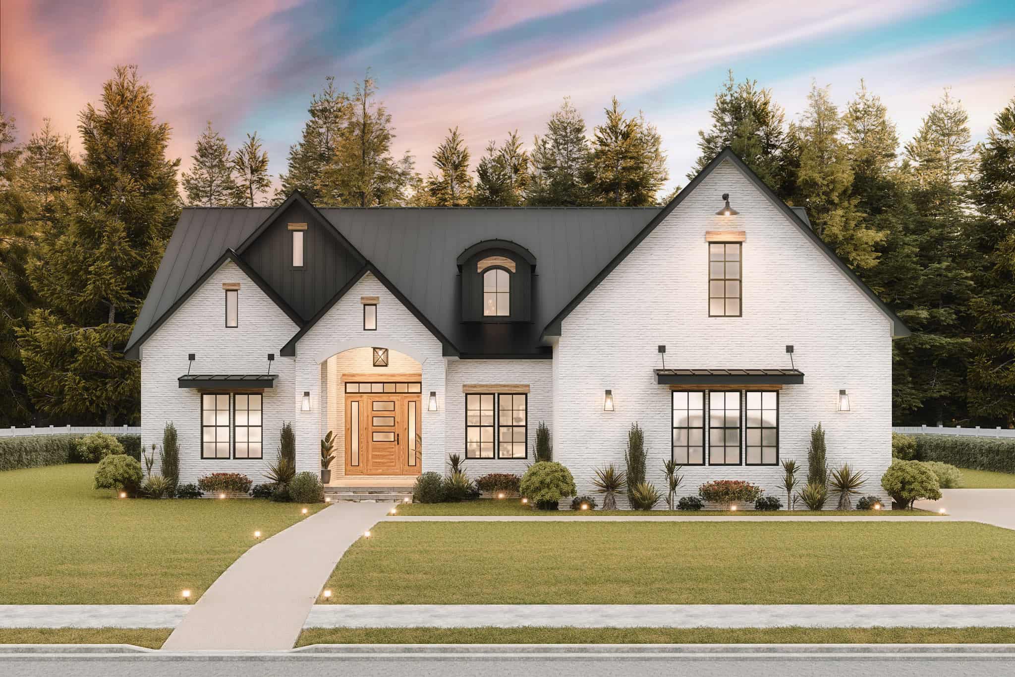 Front View of this 3-Bedroom,2351 Sq Ft Plan -198-1227