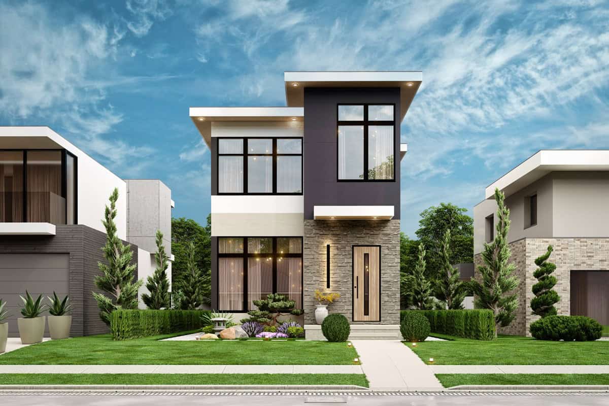 Front View of this 3-Bedroom,1638 Sq Ft Plan -198-1231