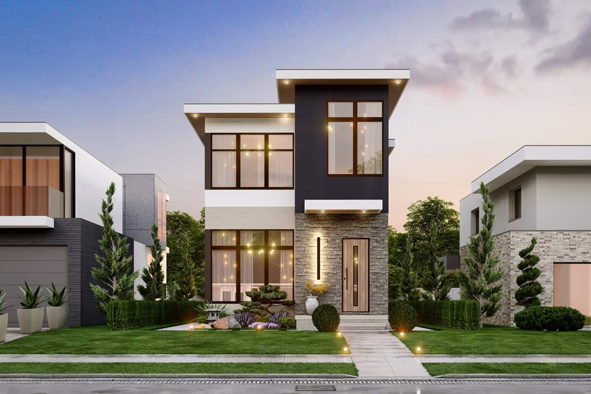 Front View of this 3-Bedroom,1638 Sq Ft Plan -198-1231