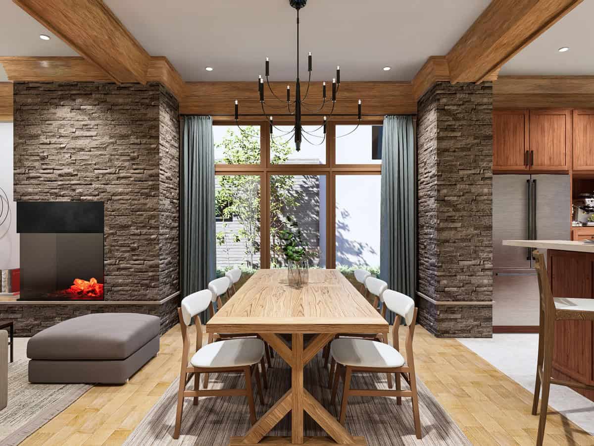 Dining Room of this 3-Bedroom,1638 Sq Ft Plan -198-1231