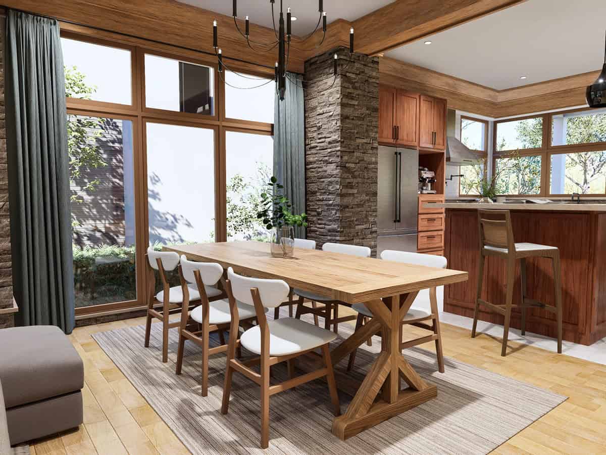 Dining Room of this 3-Bedroom,1638 Sq Ft Plan -198-1231