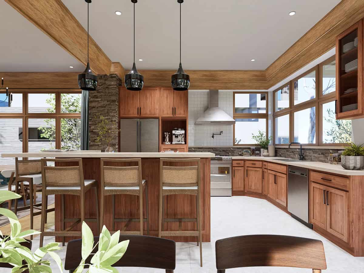 Kitchen of this 3-Bedroom,1638 Sq Ft Plan -198-1231