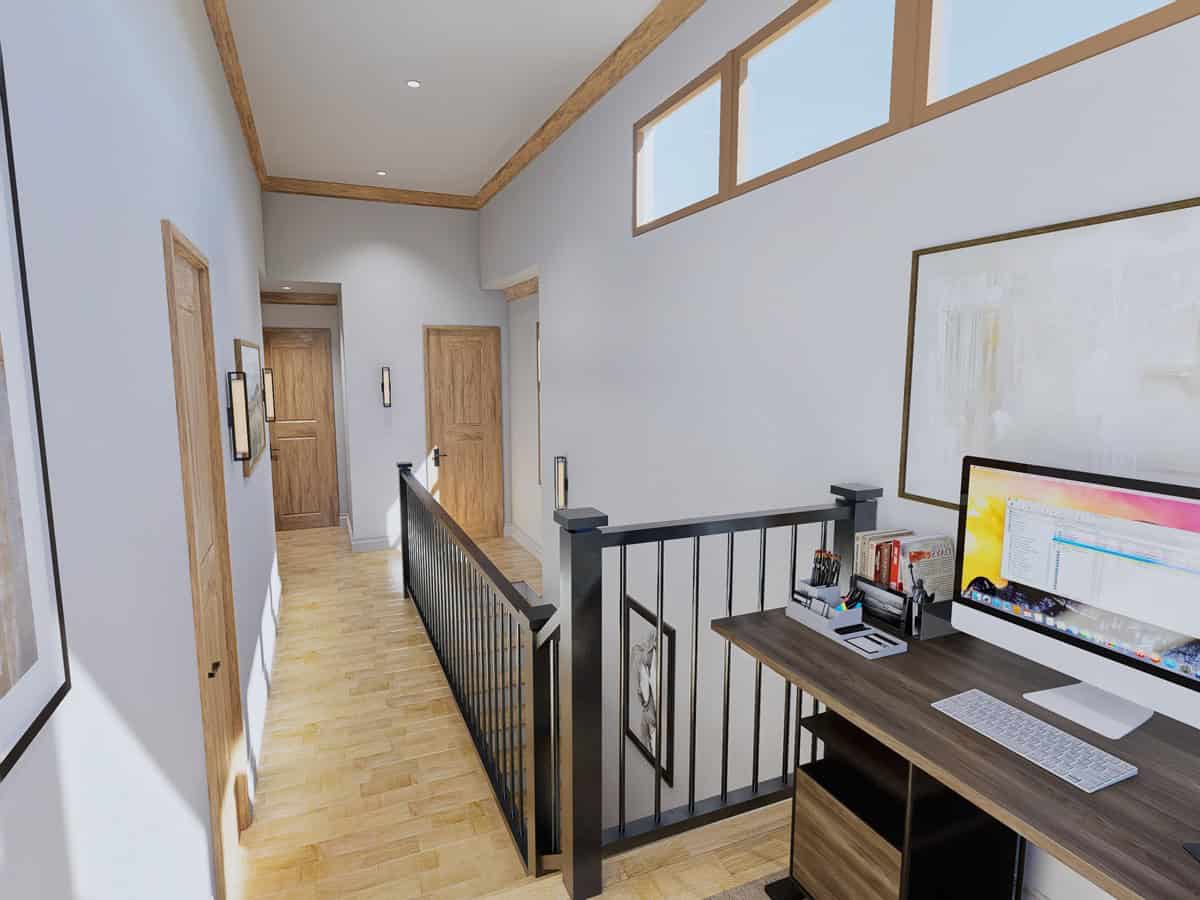 Home Office of this 3-Bedroom,1638 Sq Ft Plan -198-1231