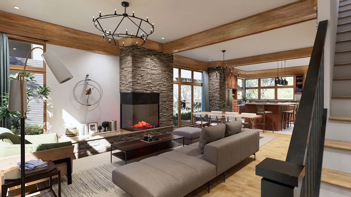Home Interior Photograph of this 3-Bedroom,1638 Sq Ft Plan -198-1231