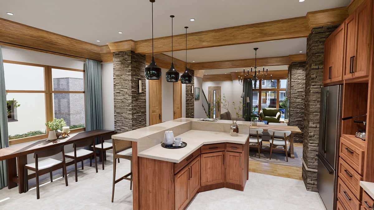 Home Interior Photograph of this 3-Bedroom,1638 Sq Ft Plan -198-1231