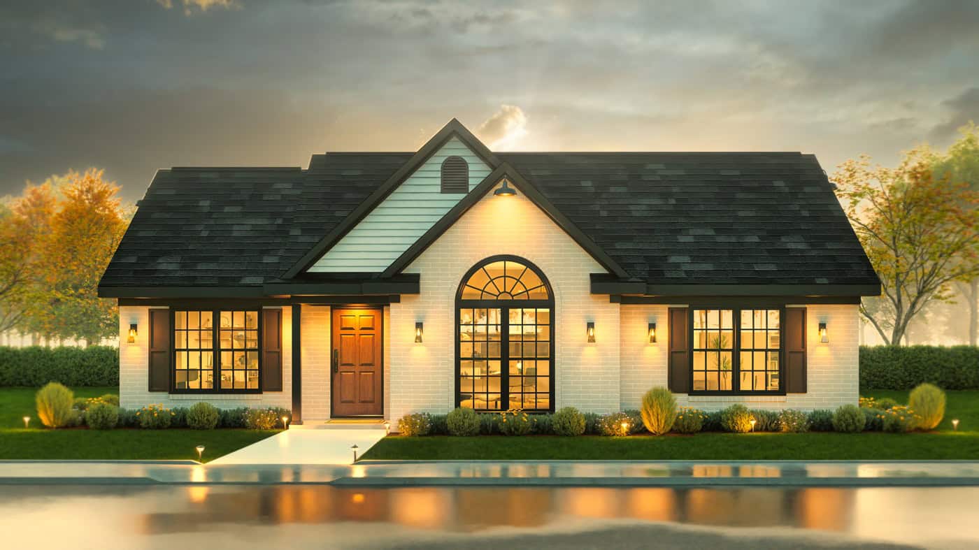 Front View of this 3-Bedroom,1246 Sq Ft Plan -198-1232