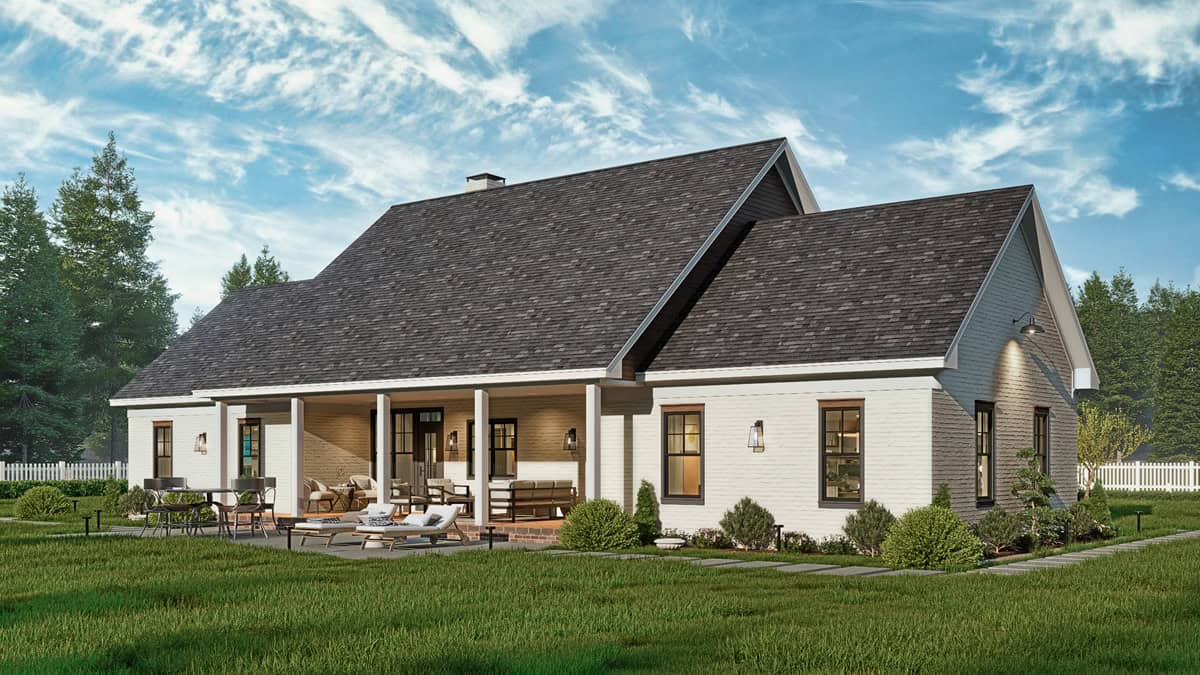Left Side View of this 3-Bedroom,1682 Sq Ft Plan -198-1234