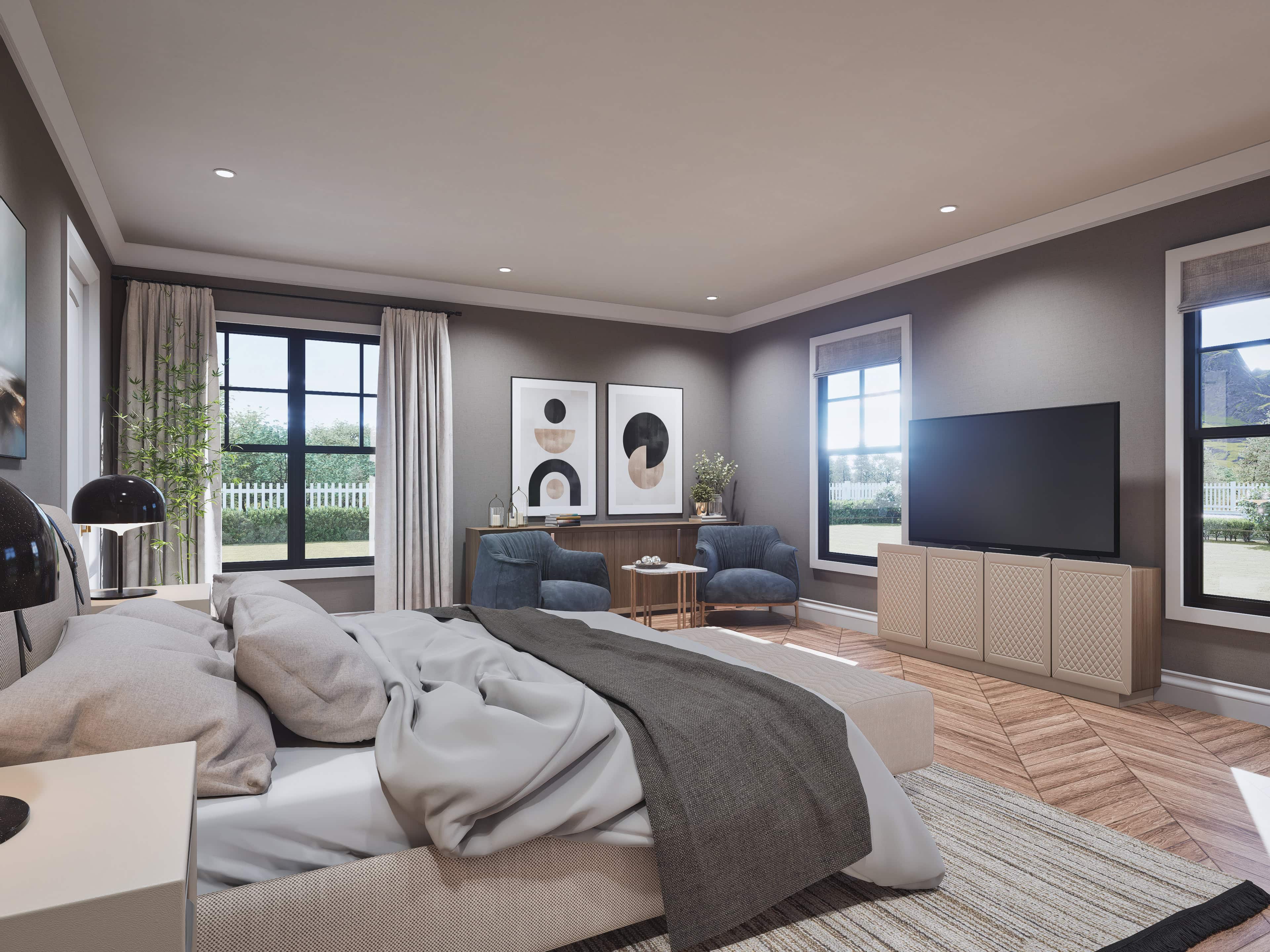 Bedroom of this 3-Bedroom,1682 Sq Ft Plan -198-1234