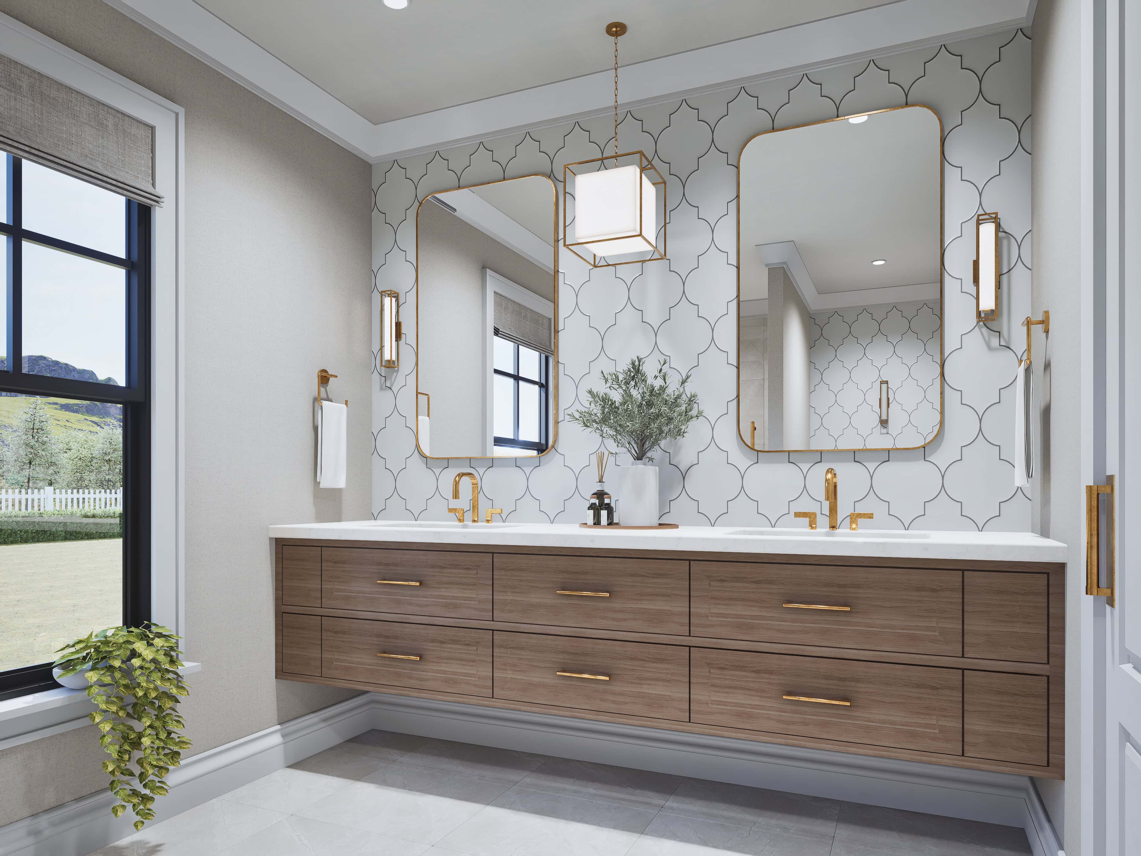Bathroom of this 3-Bedroom,1682 Sq Ft Plan -198-1234