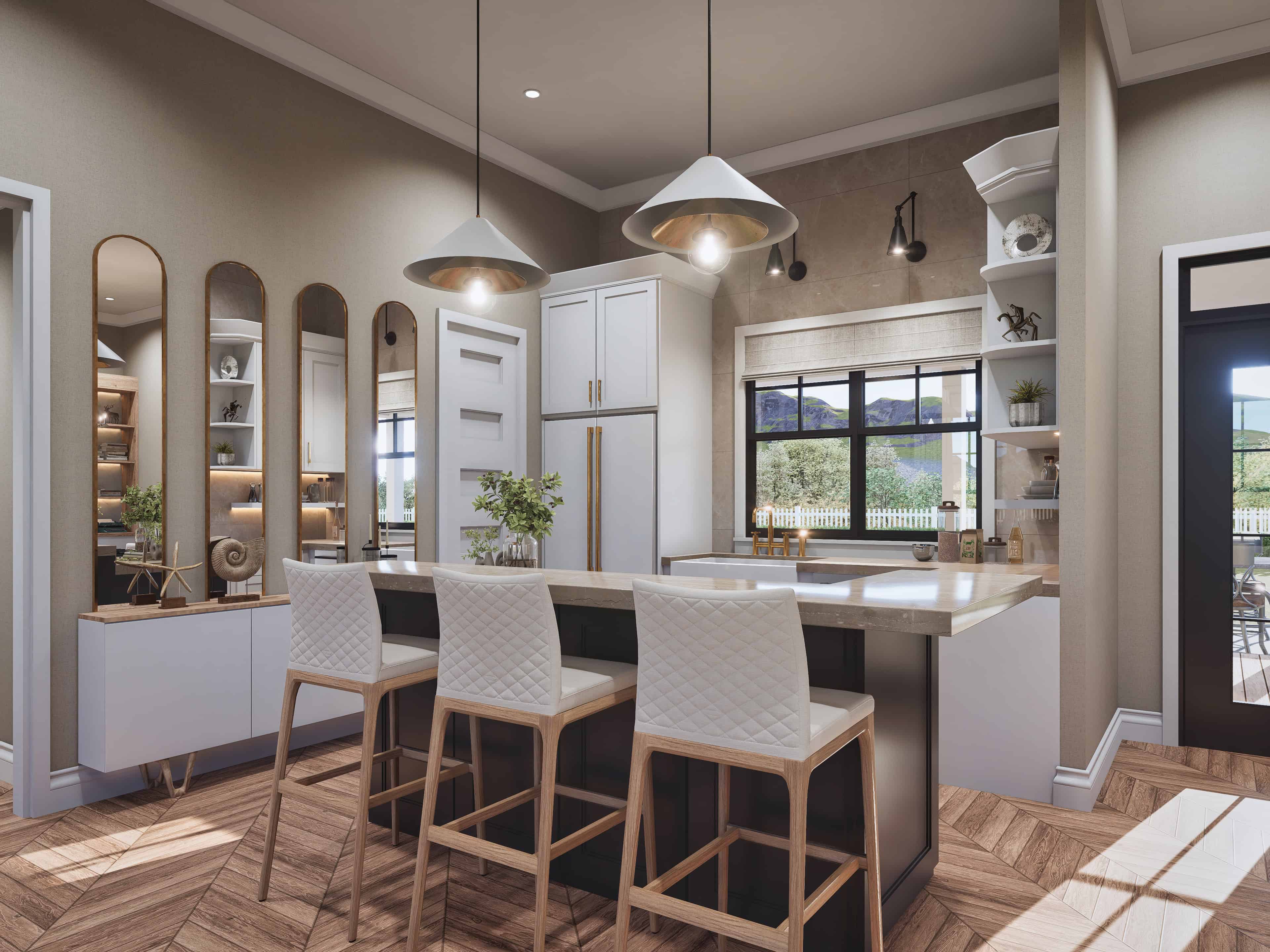 Kitchen of this 3-Bedroom,1682 Sq Ft Plan -198-1234