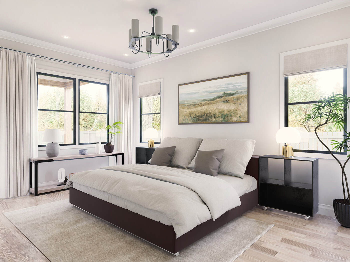 Bedroom of this -Bedroom, Sq Ft Plan -198-1235