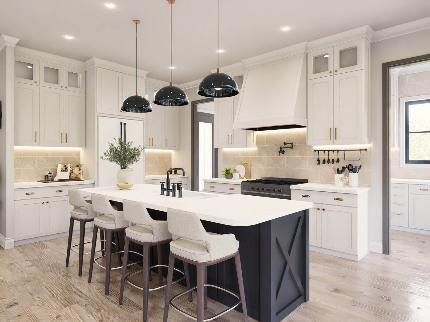 Kitchen of this -Bedroom, Sq Ft Plan -198-1235
