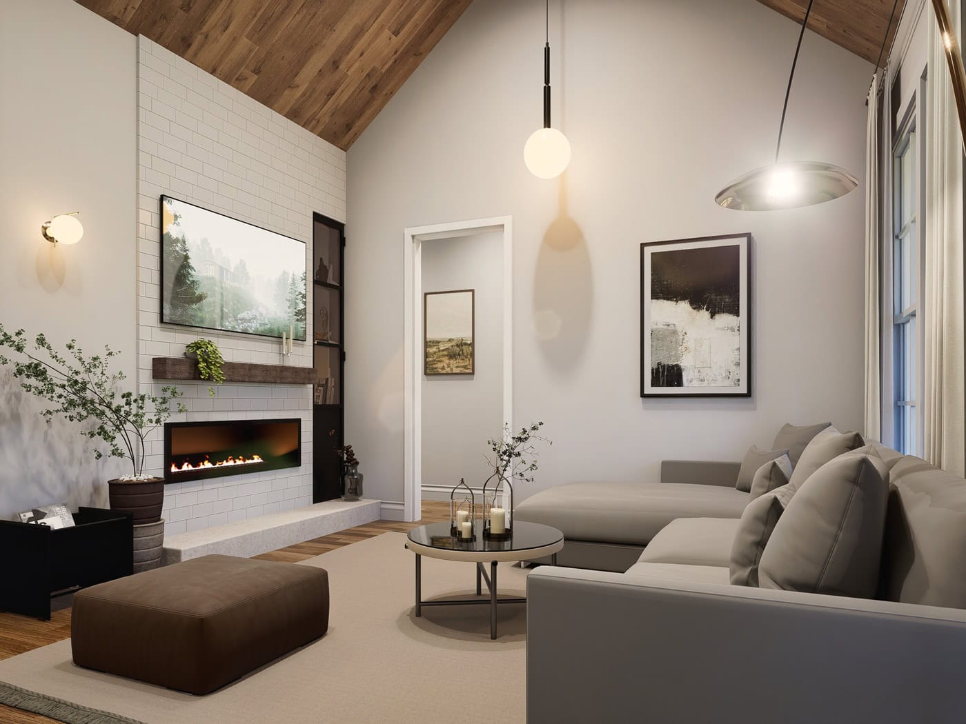 Living Room of this 3-Bedroom,1541 Sq Ft Plan -198-1236