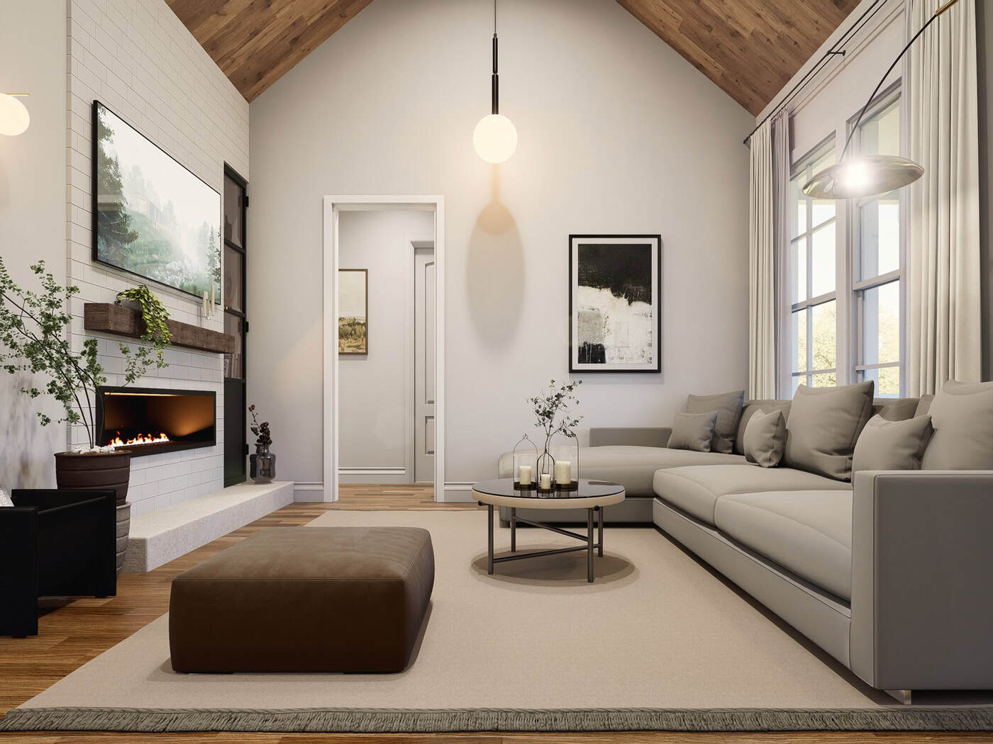 Living Room of this 3-Bedroom,1541 Sq Ft Plan -198-1236