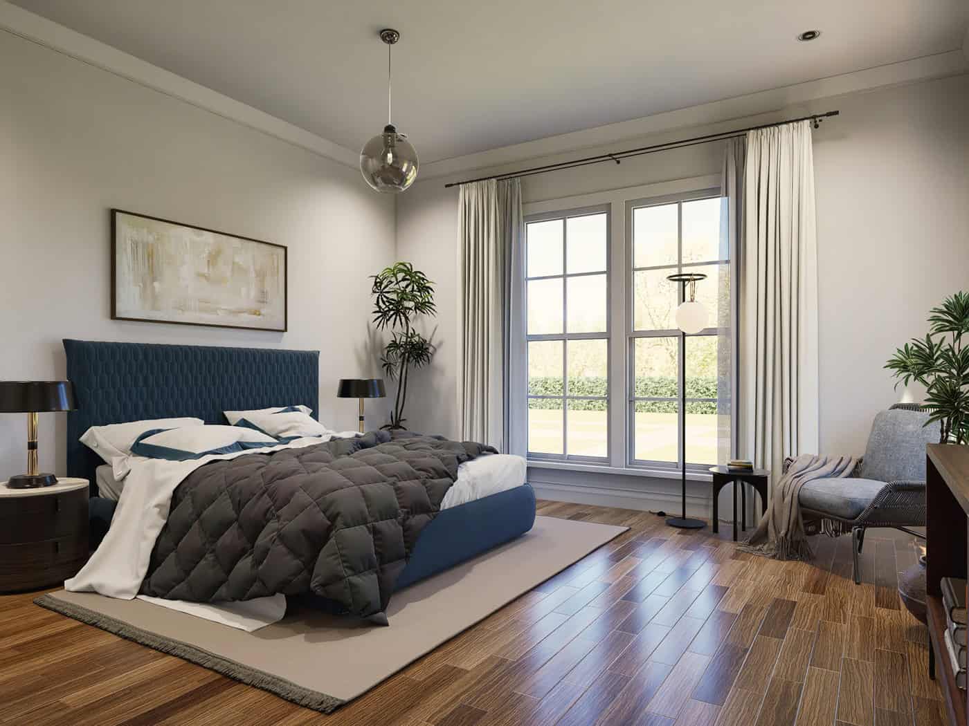Bedroom of this 3-Bedroom,1541 Sq Ft Plan -198-1236