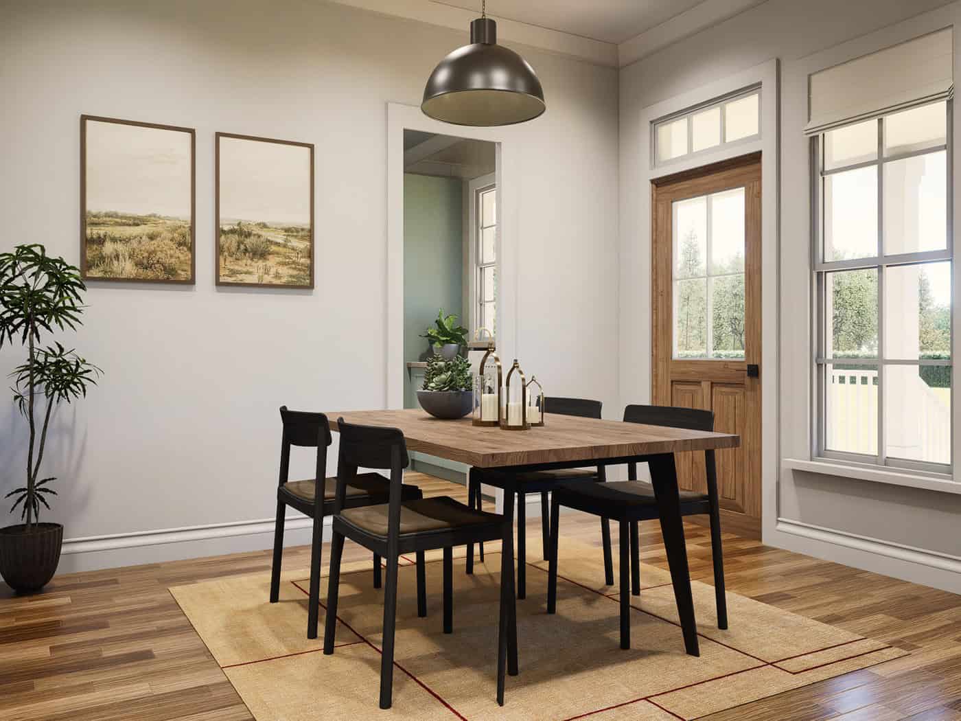 Dining Room of this 3-Bedroom,1541 Sq Ft Plan -198-1236