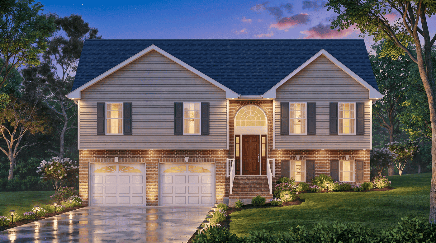 Home at Night of this 3-Bedroom,1334 Sq Ft Plan -198-1237