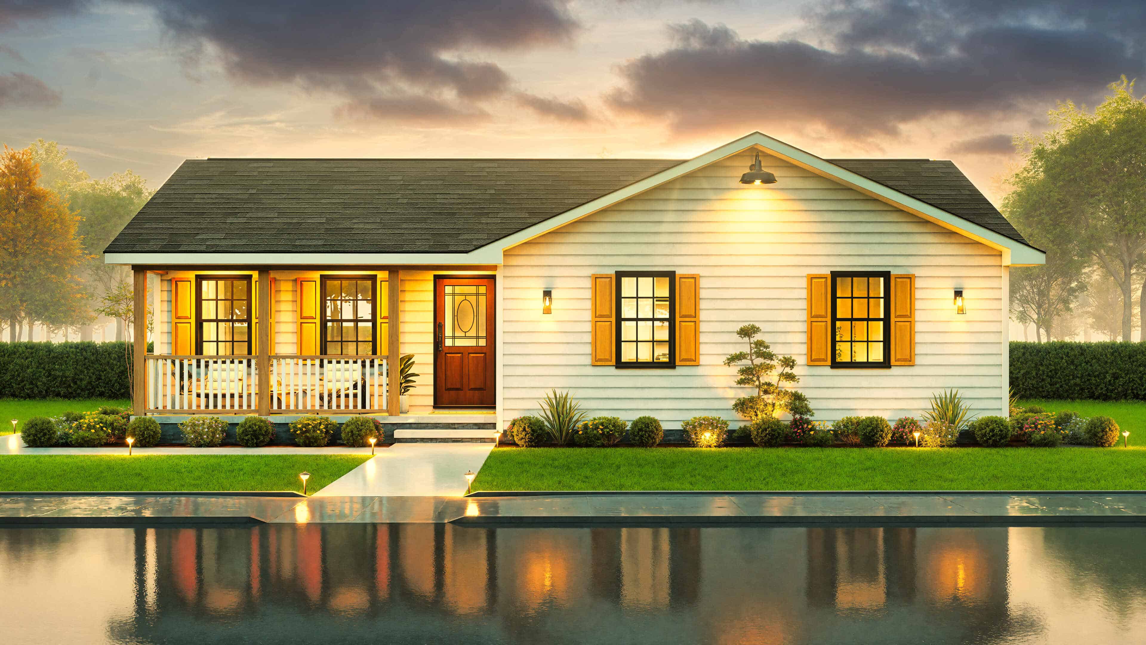 Front View of this 3-Bedroom,1155 Sq Ft Plan -198-1239