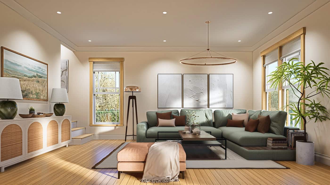 Living Room of this 3-Bedroom,1554 Sq Ft Plan -198-1241