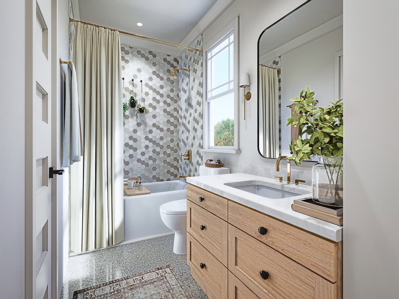 Bathroom of this 3-Bedroom,1554 Sq Ft Plan -198-1241