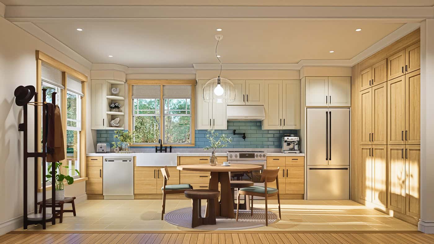 Kitchen of this 3-Bedroom,1554 Sq Ft Plan -198-1241