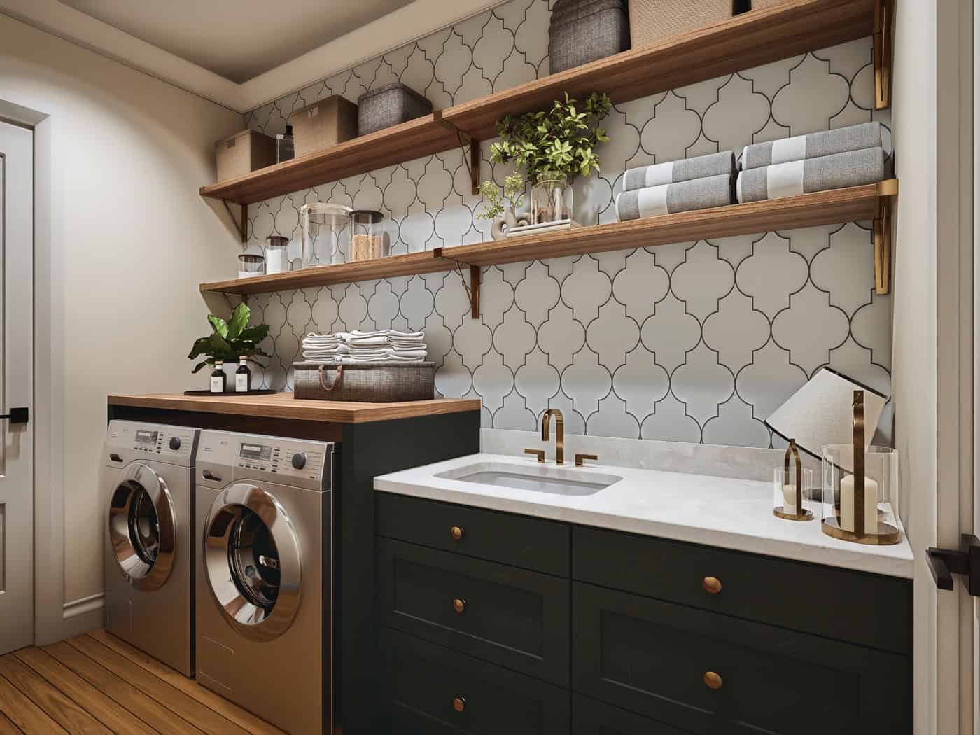Laundry Room of this 3-Bedroom,1554 Sq Ft Plan -198-1241