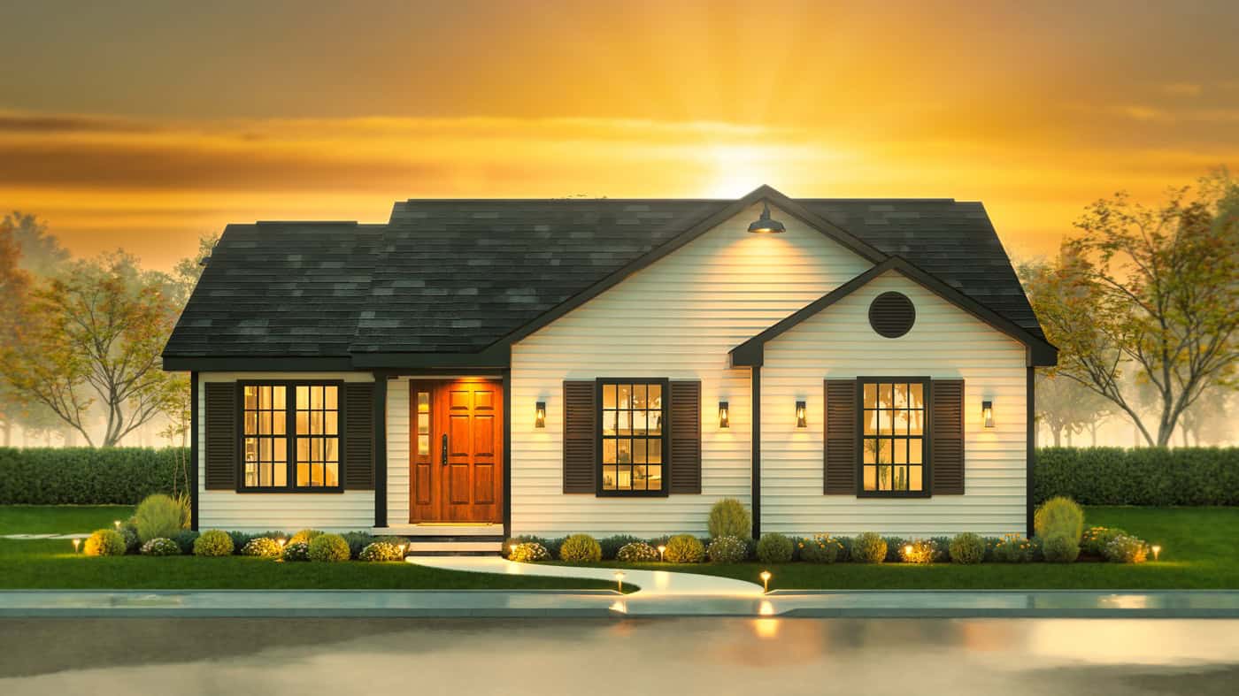 Front View of this 3-Bedroom,1067 Sq Ft Plan -198-1242